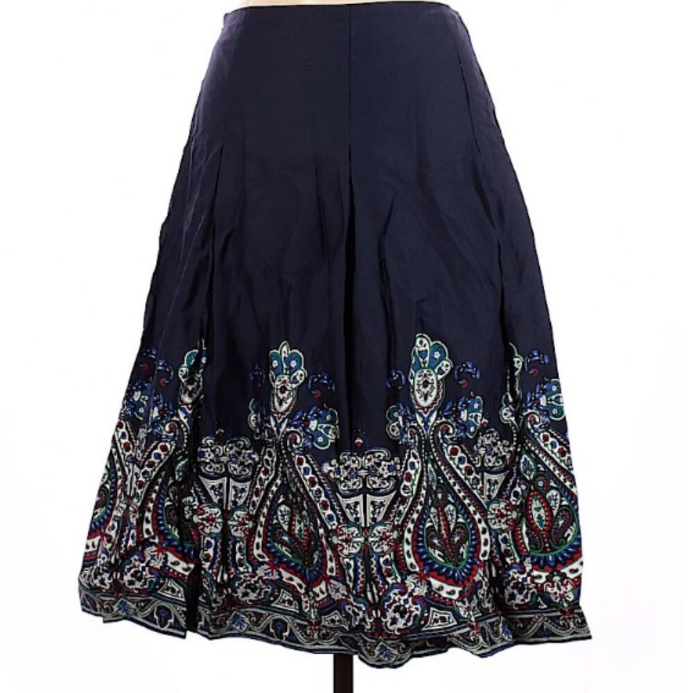 Talbots High Waist Pleated Skirt